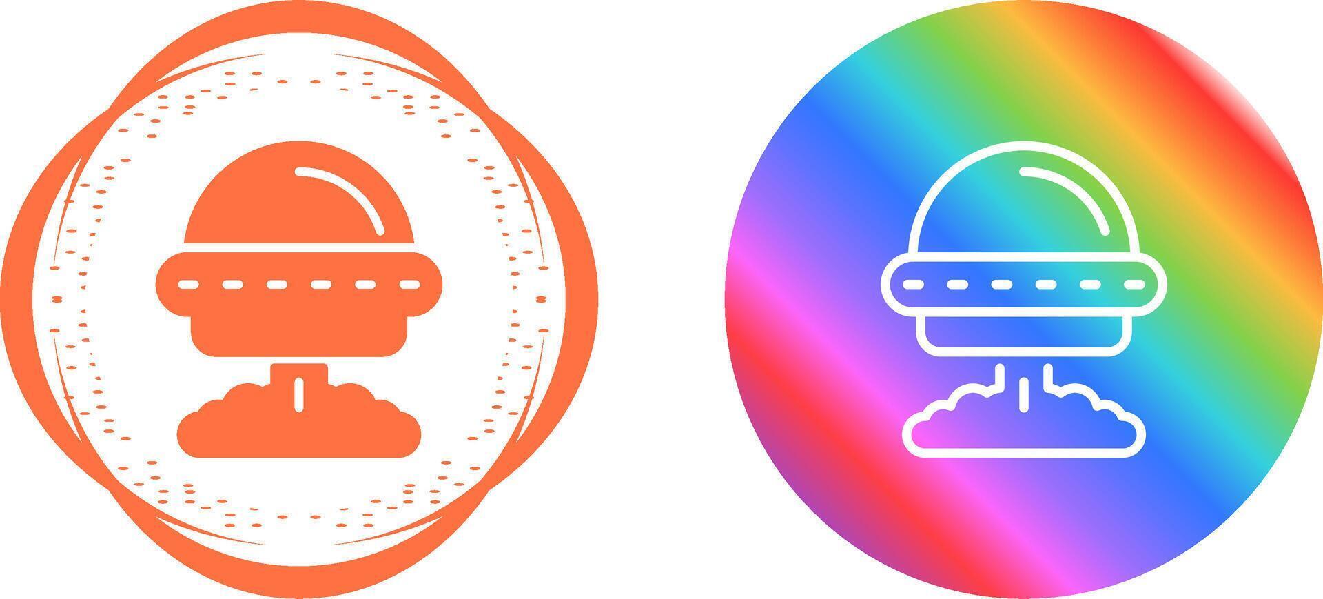 Spaceship Vector Icon