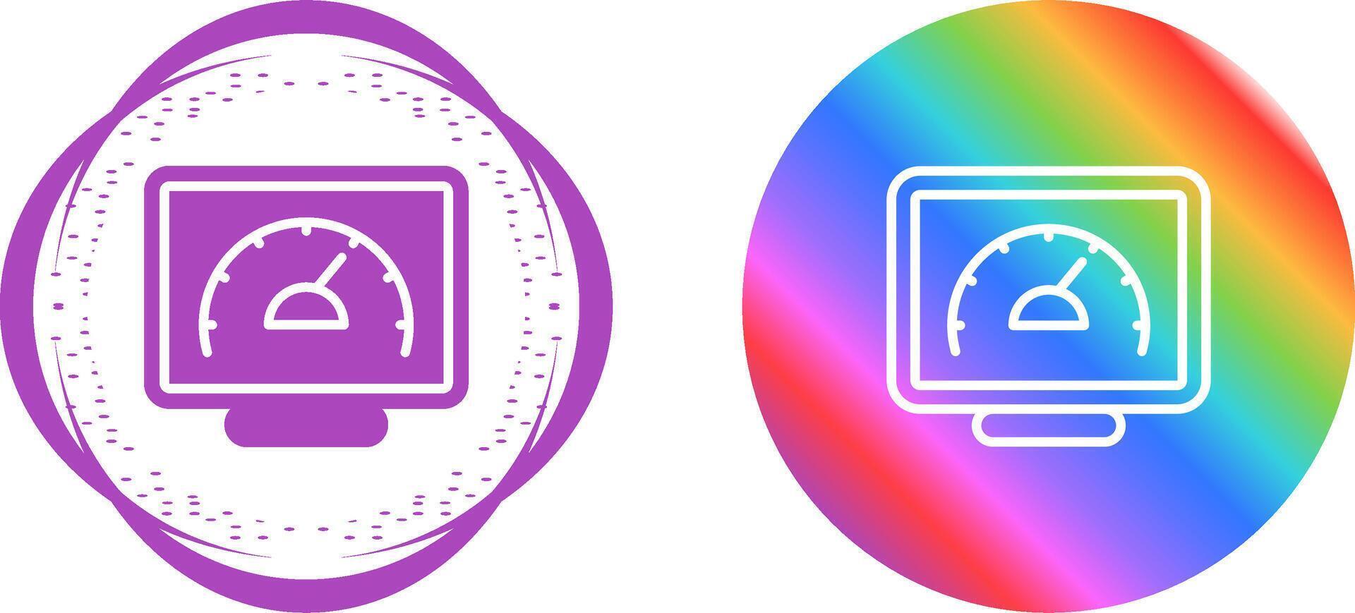 Desktop Computer Vector Icon