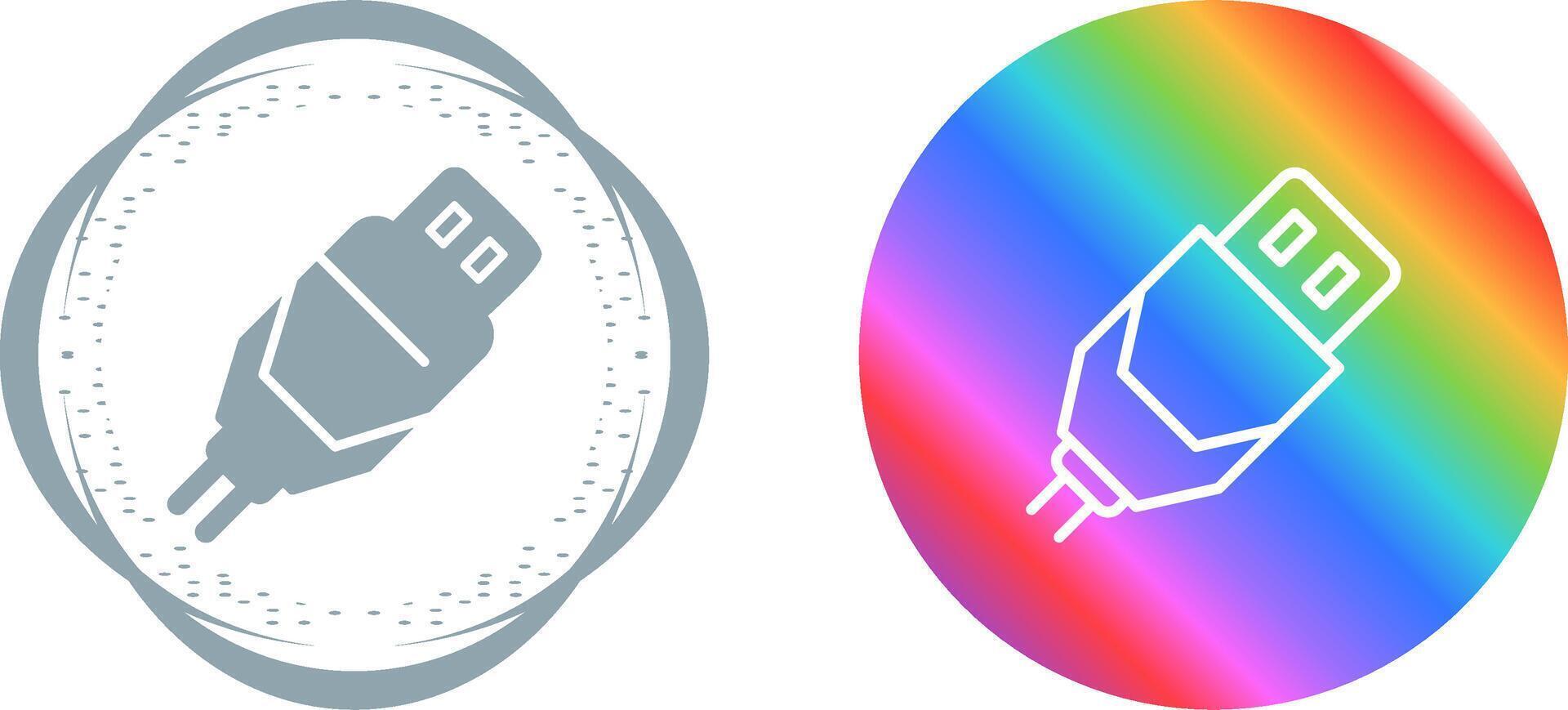 Usb Cable Vector Icon