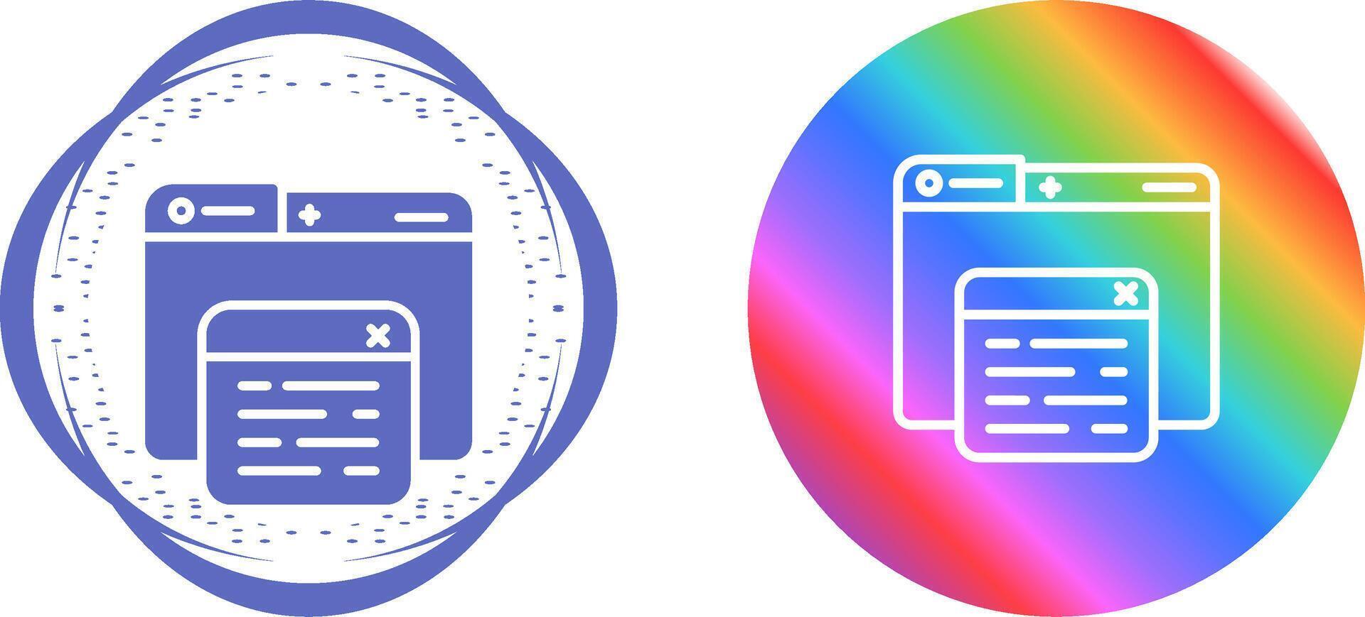 Pop Up Vector Icon