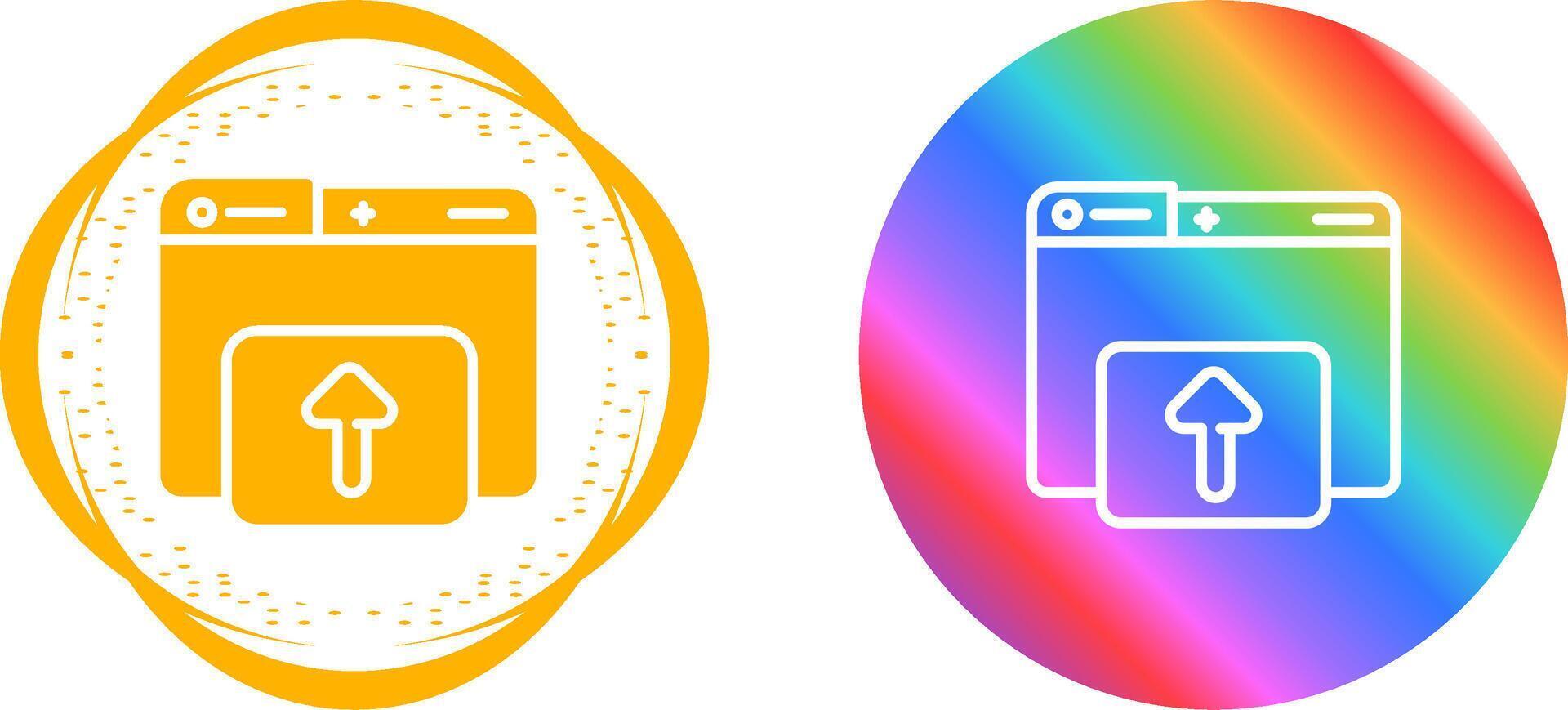 Uploading Vector Icon