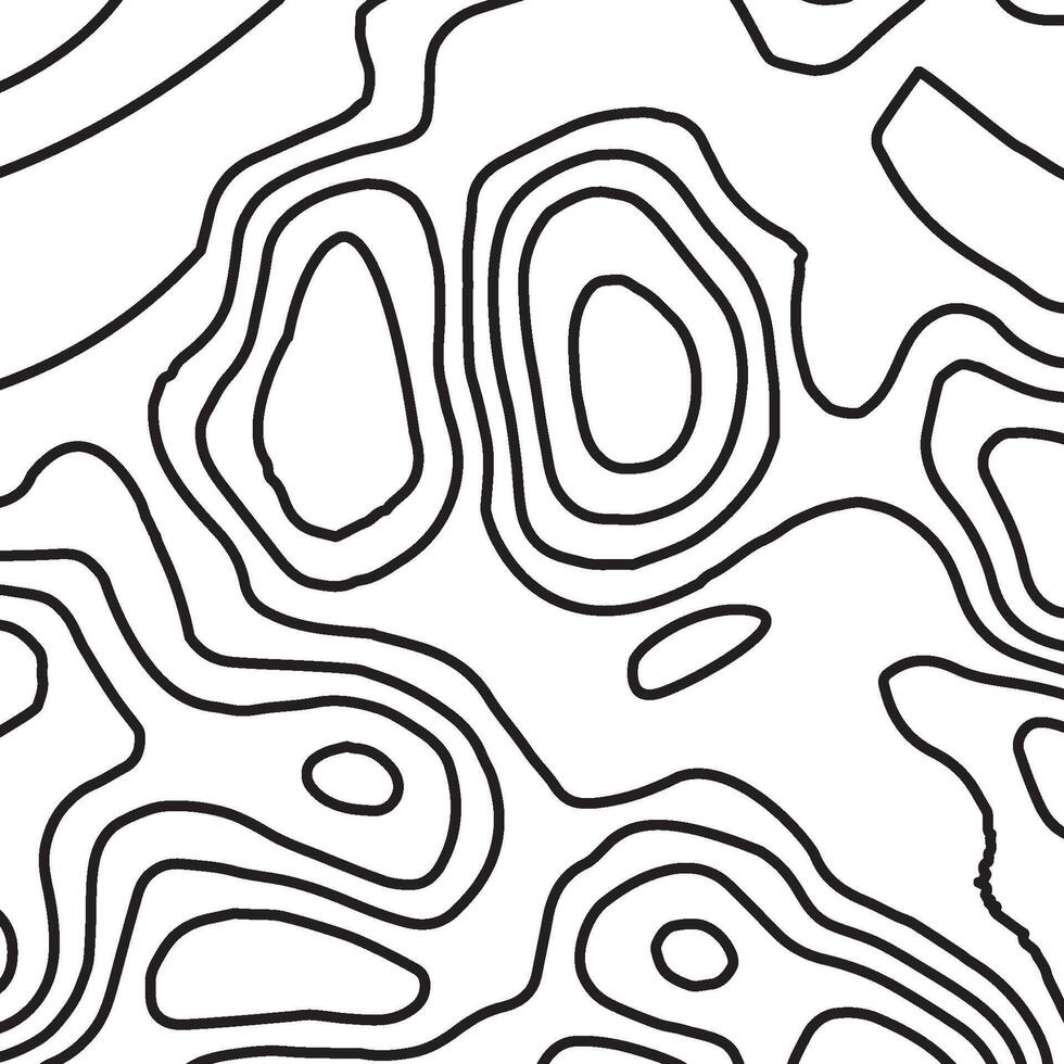 Abstract topographic lines form the background, just like a map with geographical contours and grids. vector