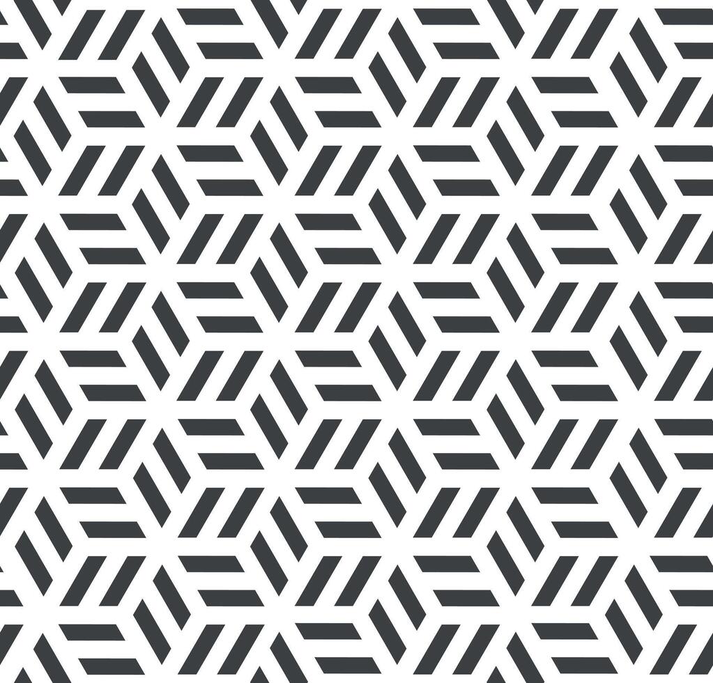 Seamless geometric dark gray pattern vector