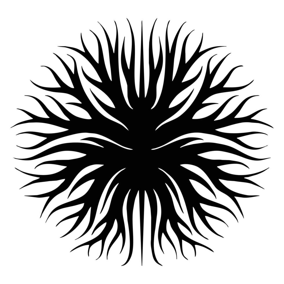 Abstract image of the root system vector