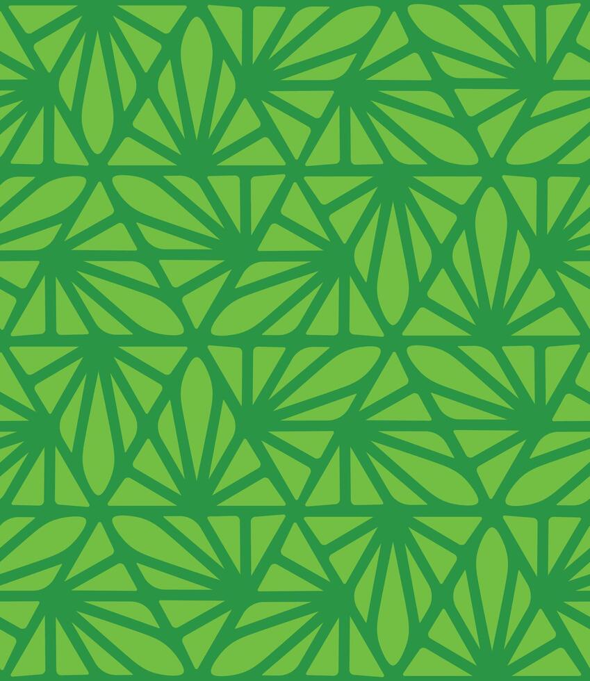 Seamless green pattern for background vector