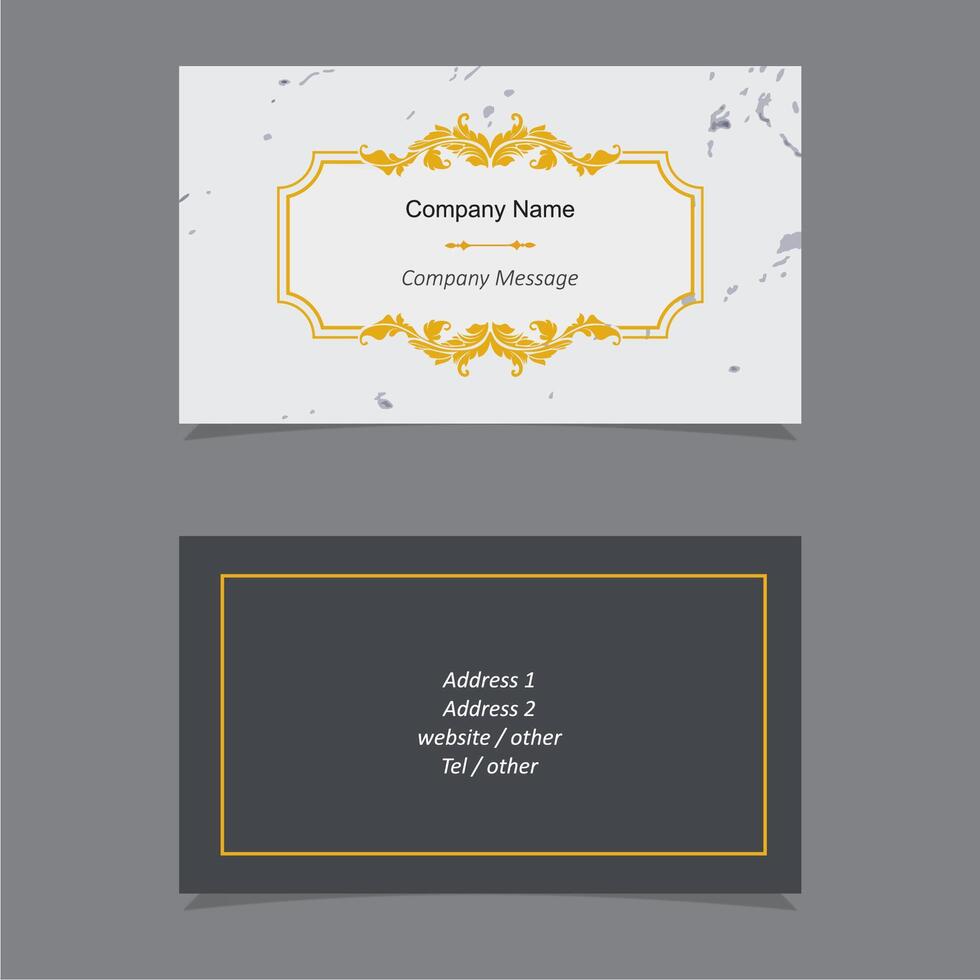 business card vector template