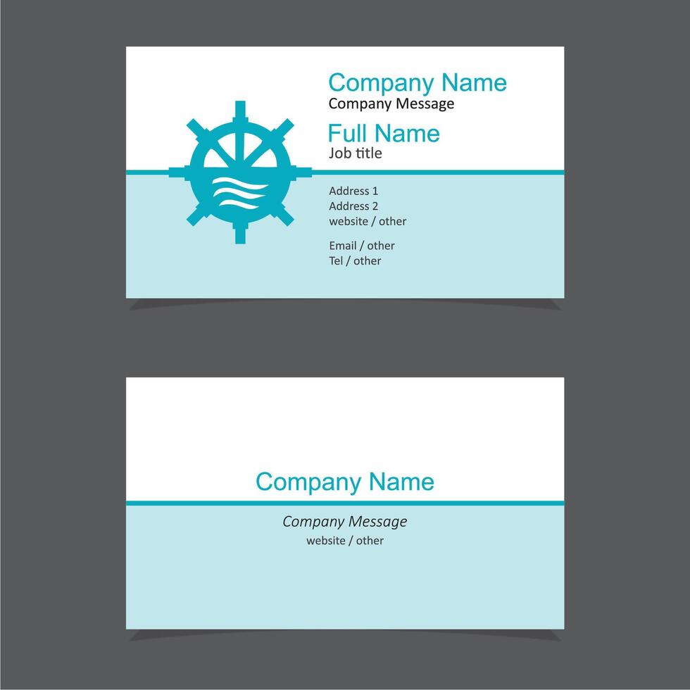 business card vector template