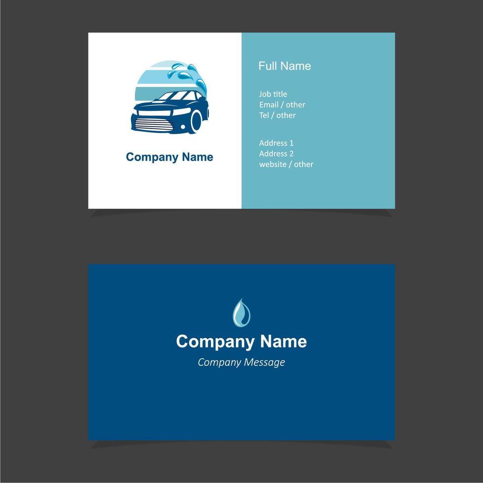 business card vector template