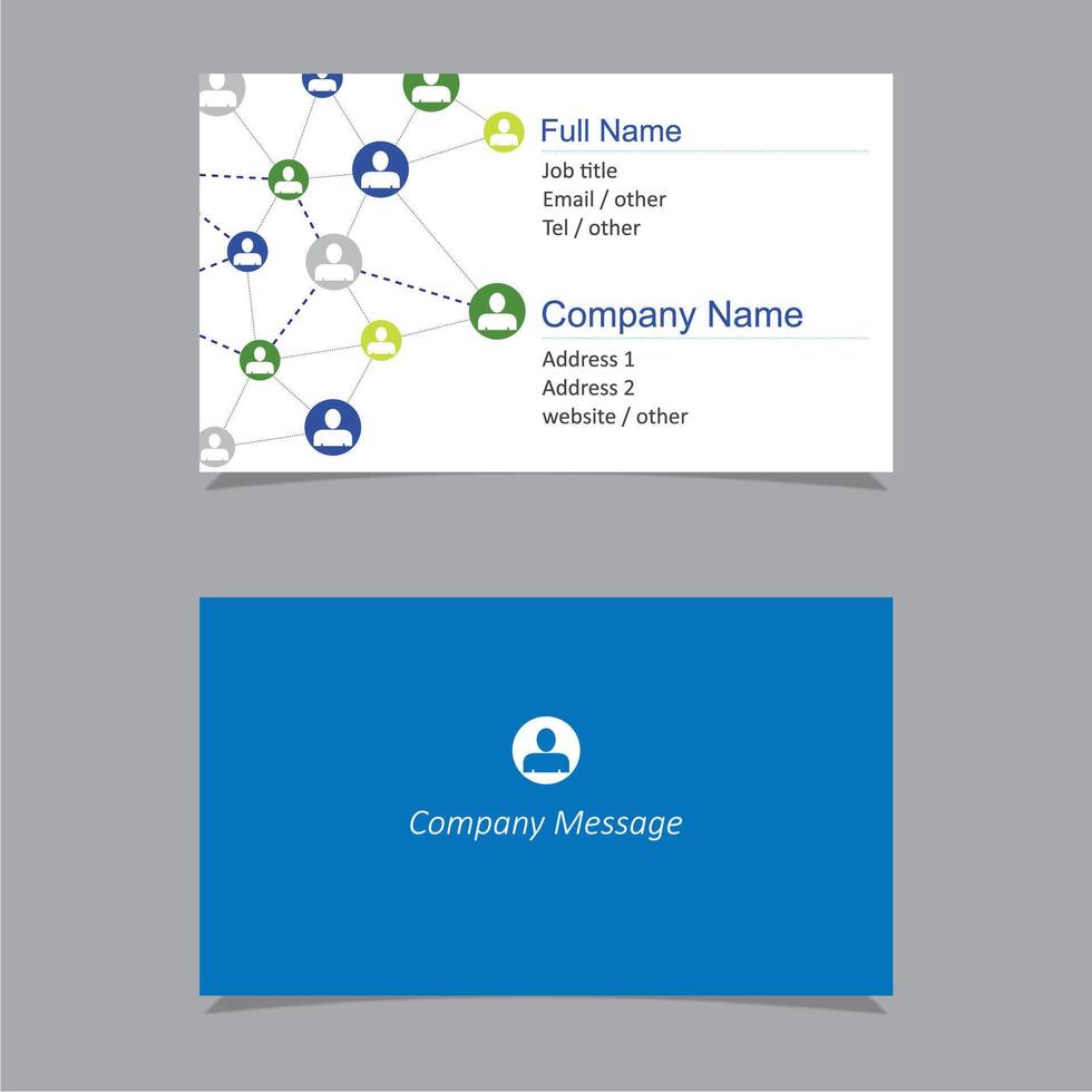 business card vector template
