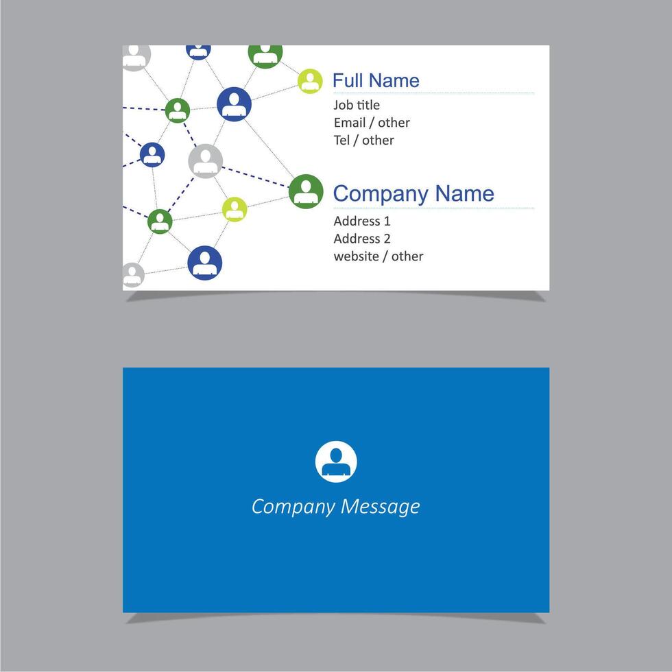 business card vector template