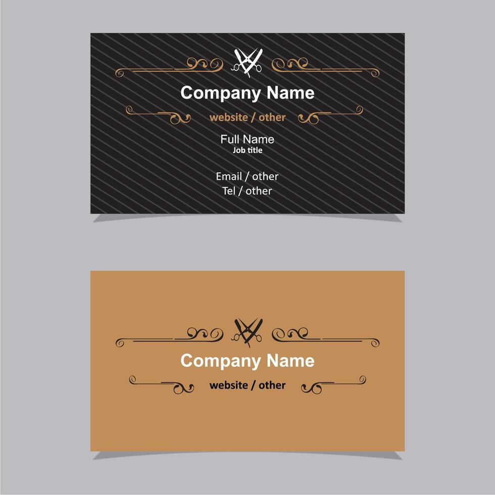 business card vector template
