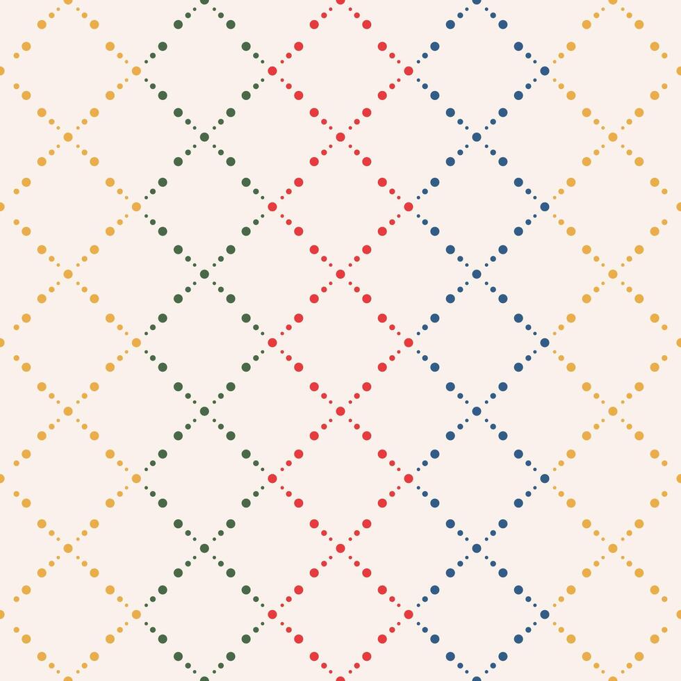 Seamless pattern with colorful polka dots. Endless spotted background for kids clothes, linen, web pages, textile vector