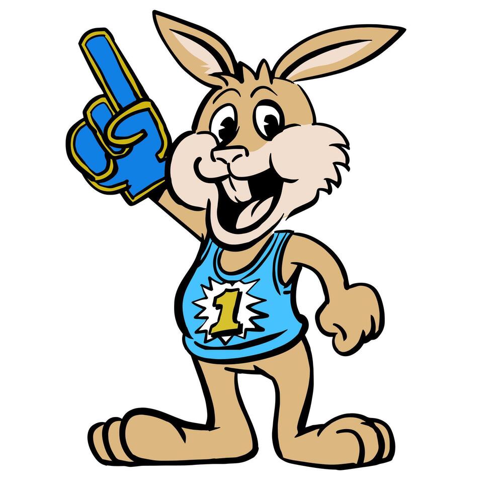 Bunny Rabbit Mascot vector illustration