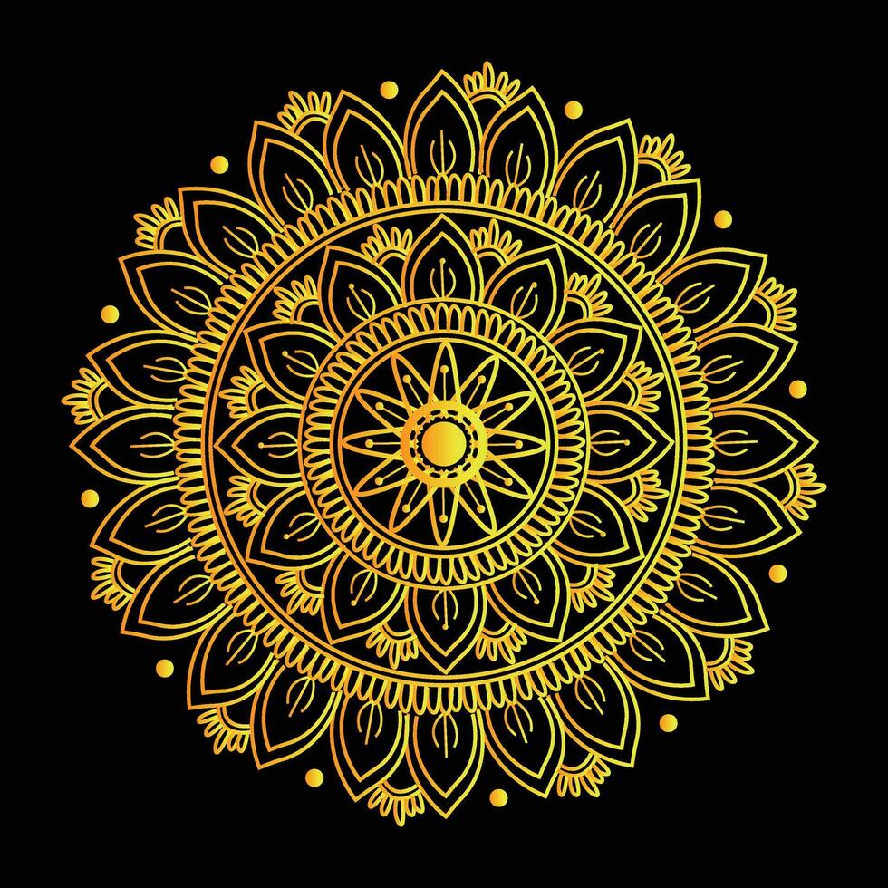 diseño de mandala de lujo vector