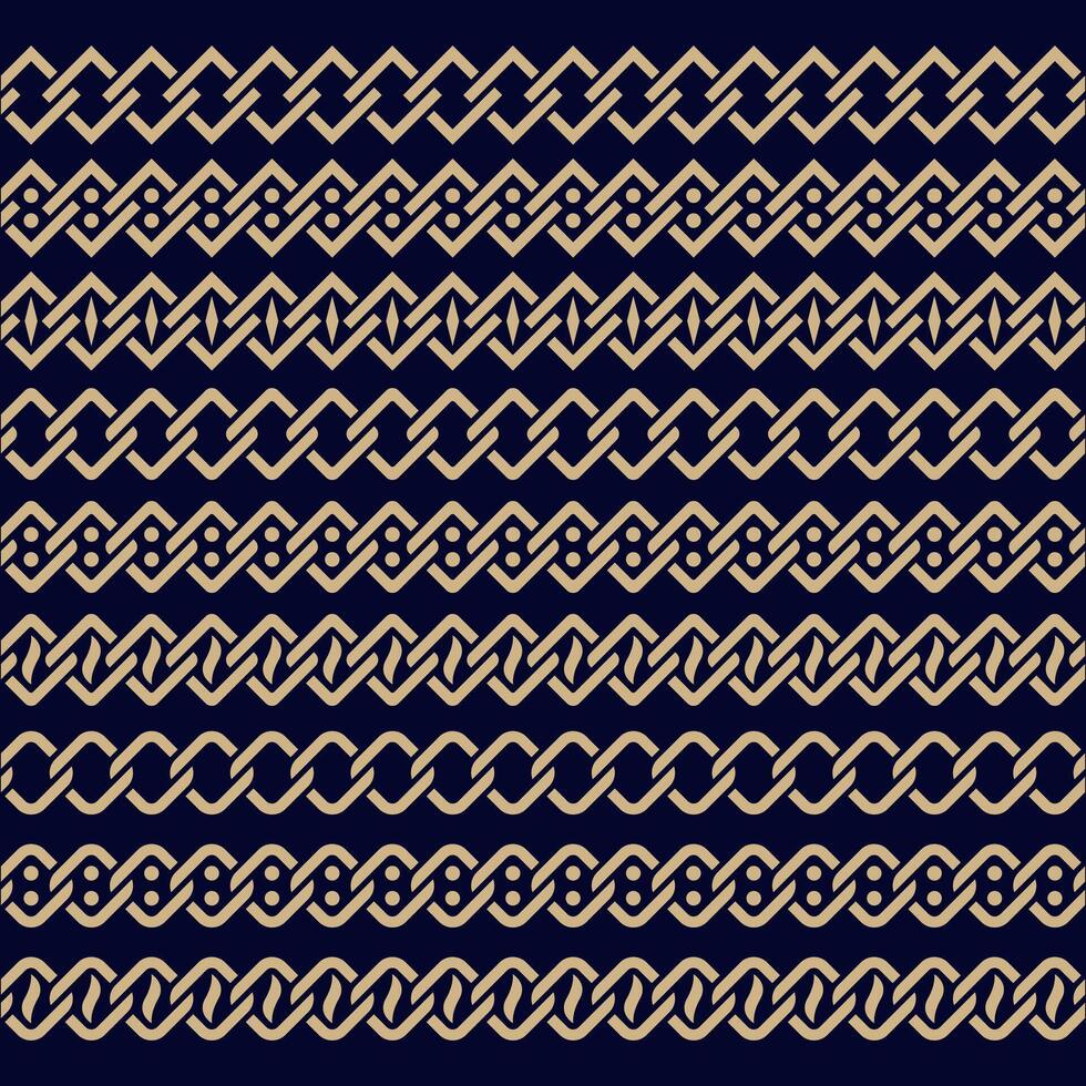 Seemless Set Tiling frame border Element isolated vector