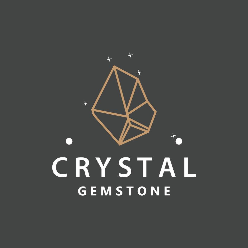 Gemstone Jewelry Logo, Design Vector Template Symbol Illustration