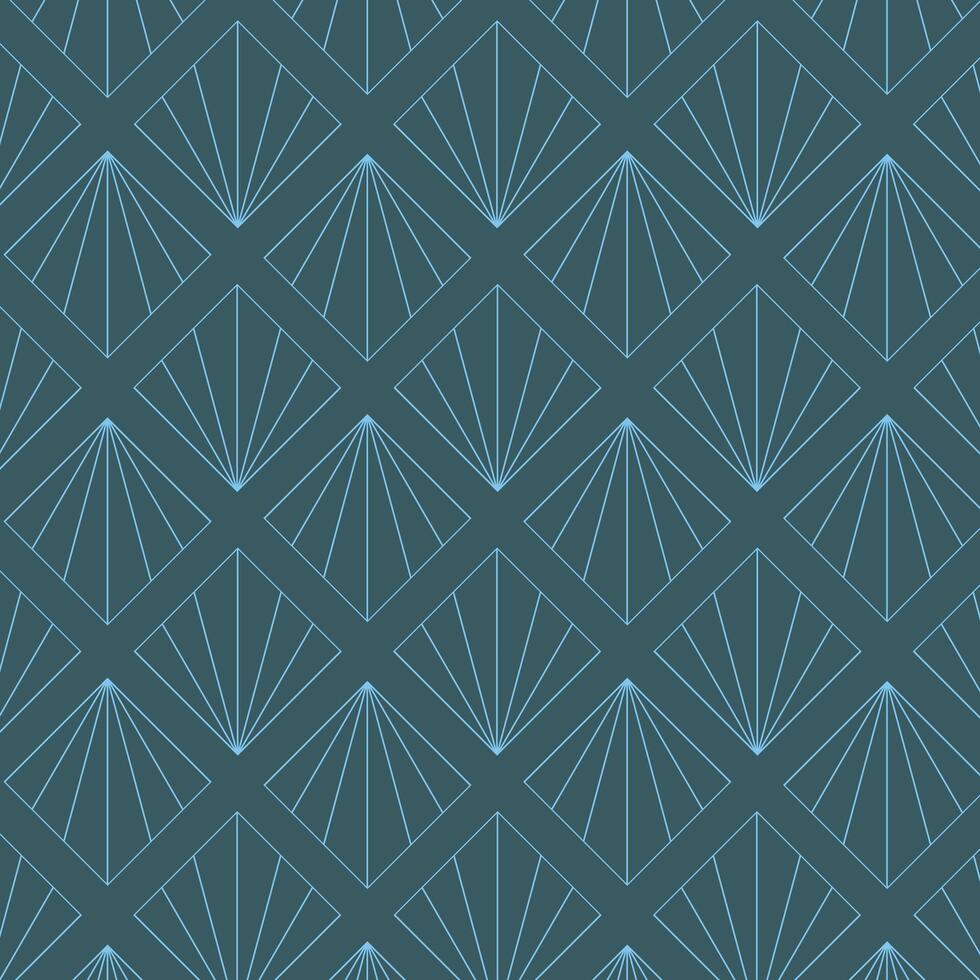 Pattern seamless ornament background geometry vector