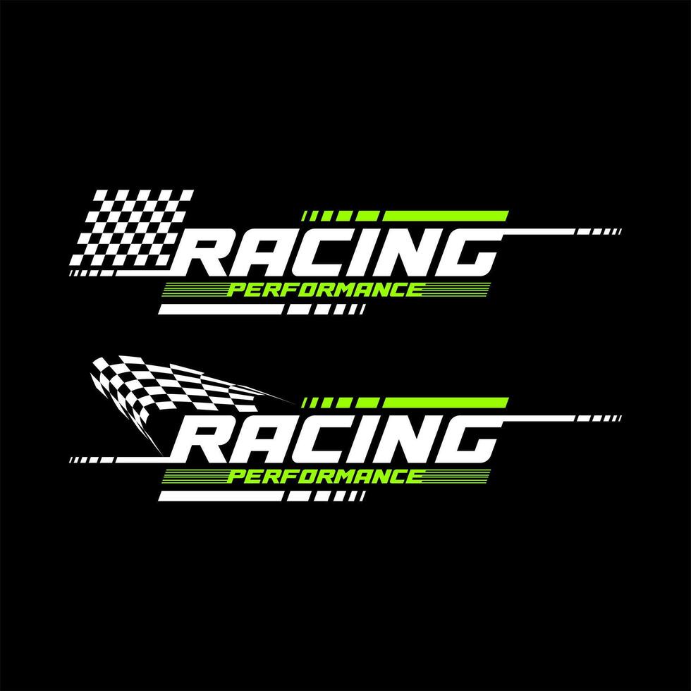 Racing performance trendy fashionable vector t-shirt and apparel design, typography, print, poster.