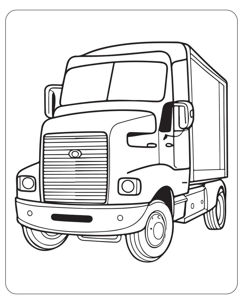 Transport Coloring pages, Vehicle coloring pages, Vehicle illustration vector