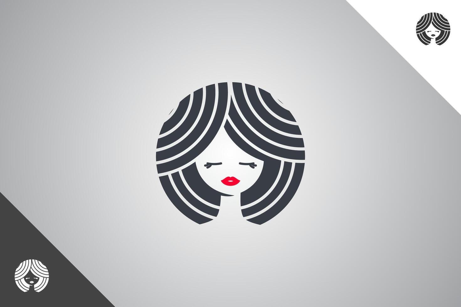 Make up logo. Beauty, personal care and cosmetics brand identity design template. Perfect logo fit for business related to cosmetics and personal care industry. Isolated background. Vector eps 10.