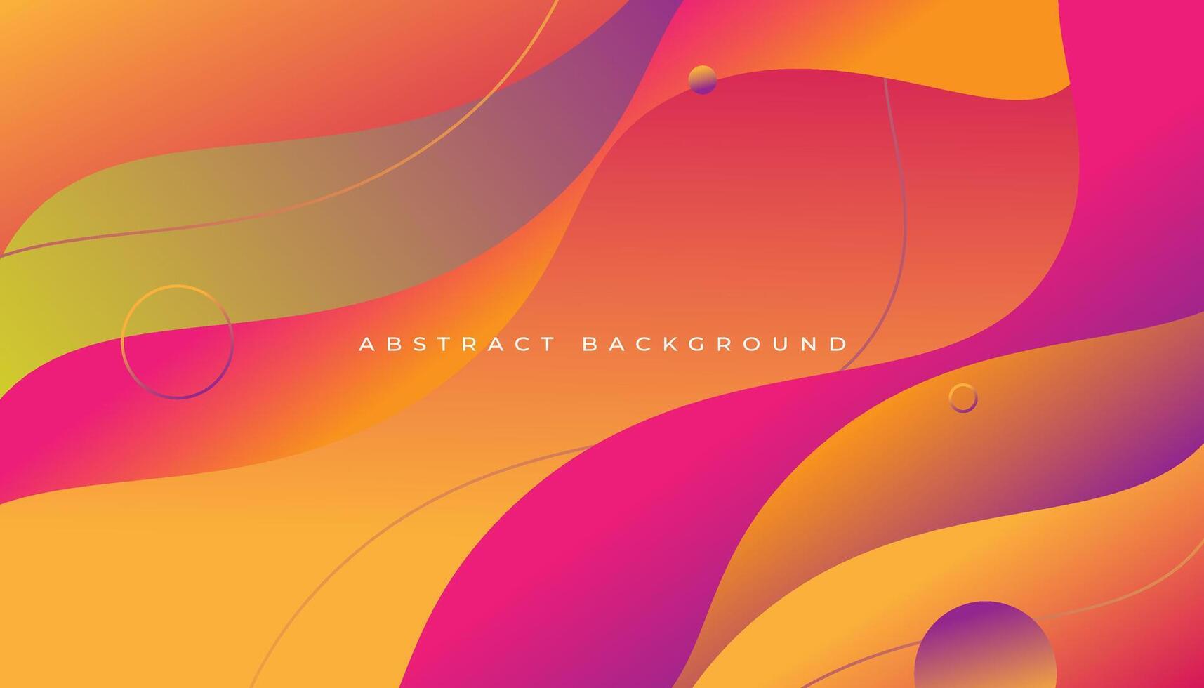 Colorful gradient fluid shapes background vector