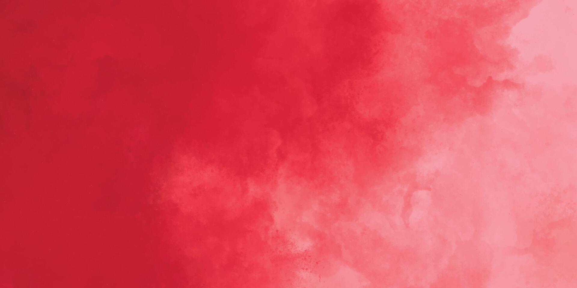 watercolor background. soft pastel pink and red watercolor background painted on white paper texture. vector