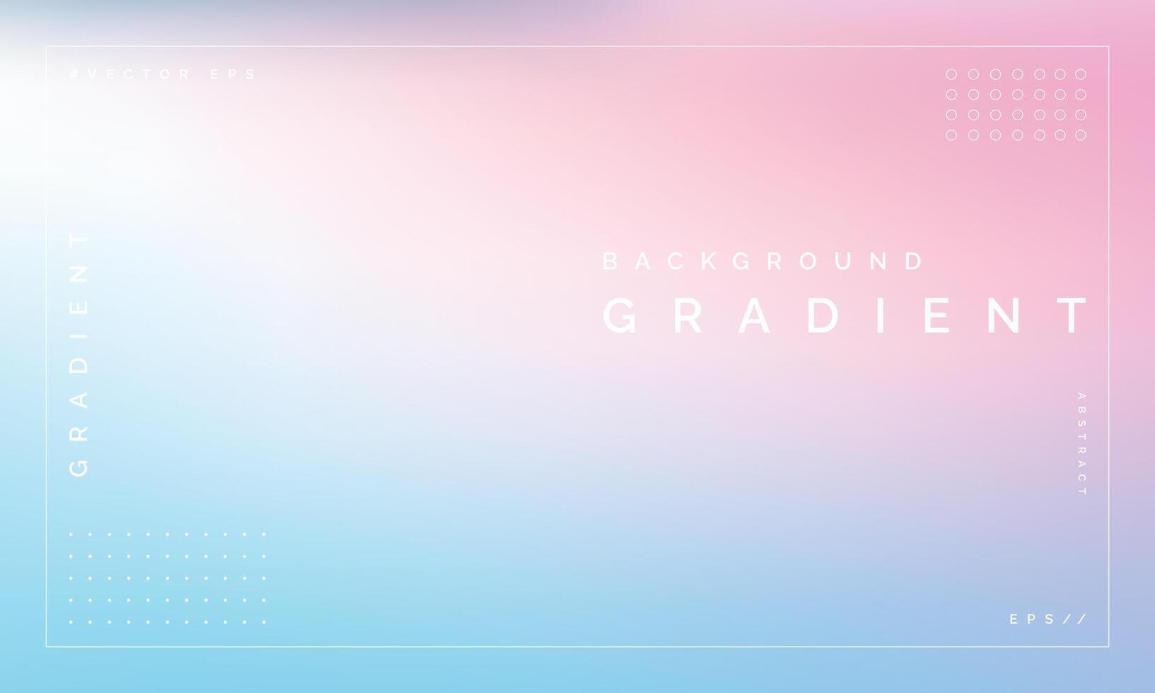 Grainy Pink White and Light Blue Gradient Background for Texture vector