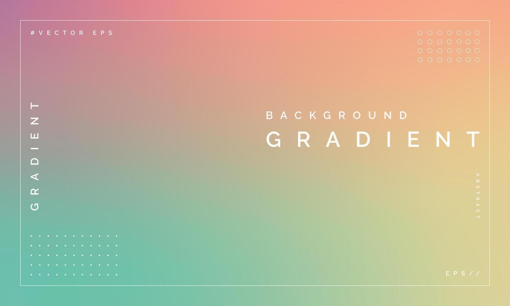 Minimal Pastel Tones Technicolor Gradient for Modern Designs vector