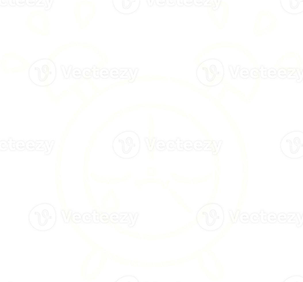 Alarm Clock Chalk Drawing png