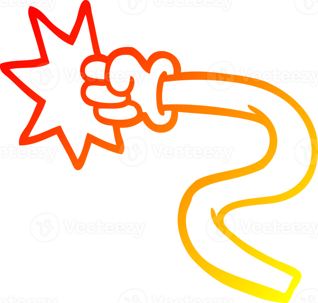 warm gradient line drawing of a cartoon hand gestures png