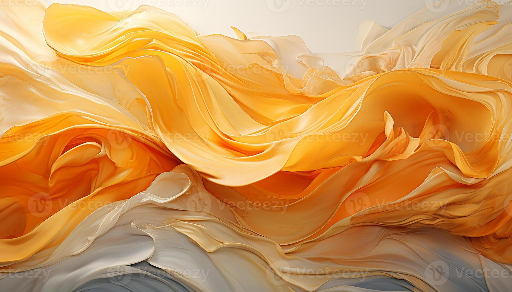 AI generated Abstract silk textile pattern in vibrant colors flowing smoothly generated by AI photo