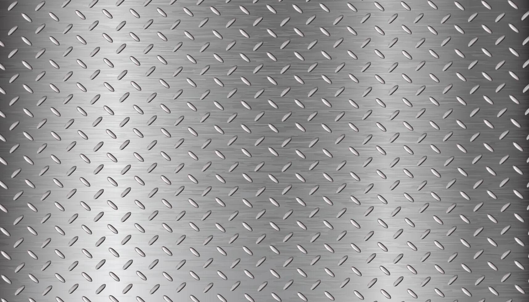 3d realistic vector iluustration. Metal floor. Still thread pattern.