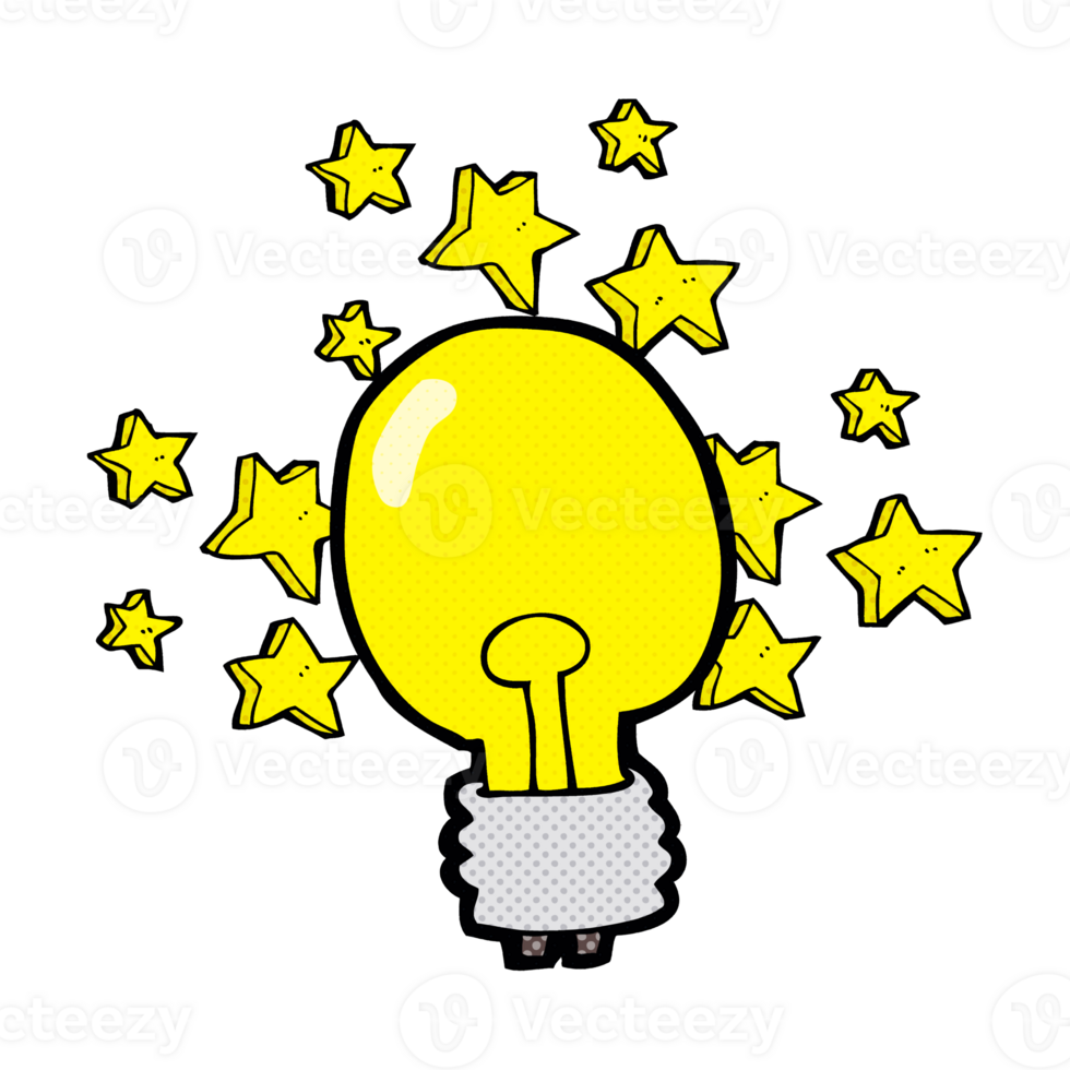 cartoon light bulb png