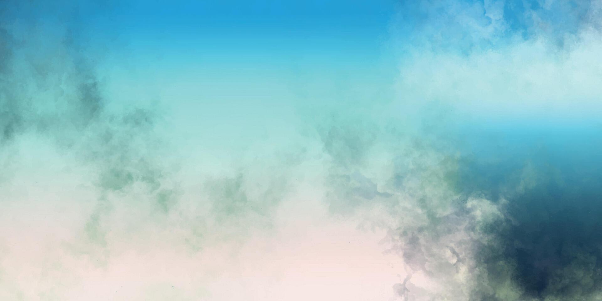 abstract gradient background. blue watercolor grunge texture. vector