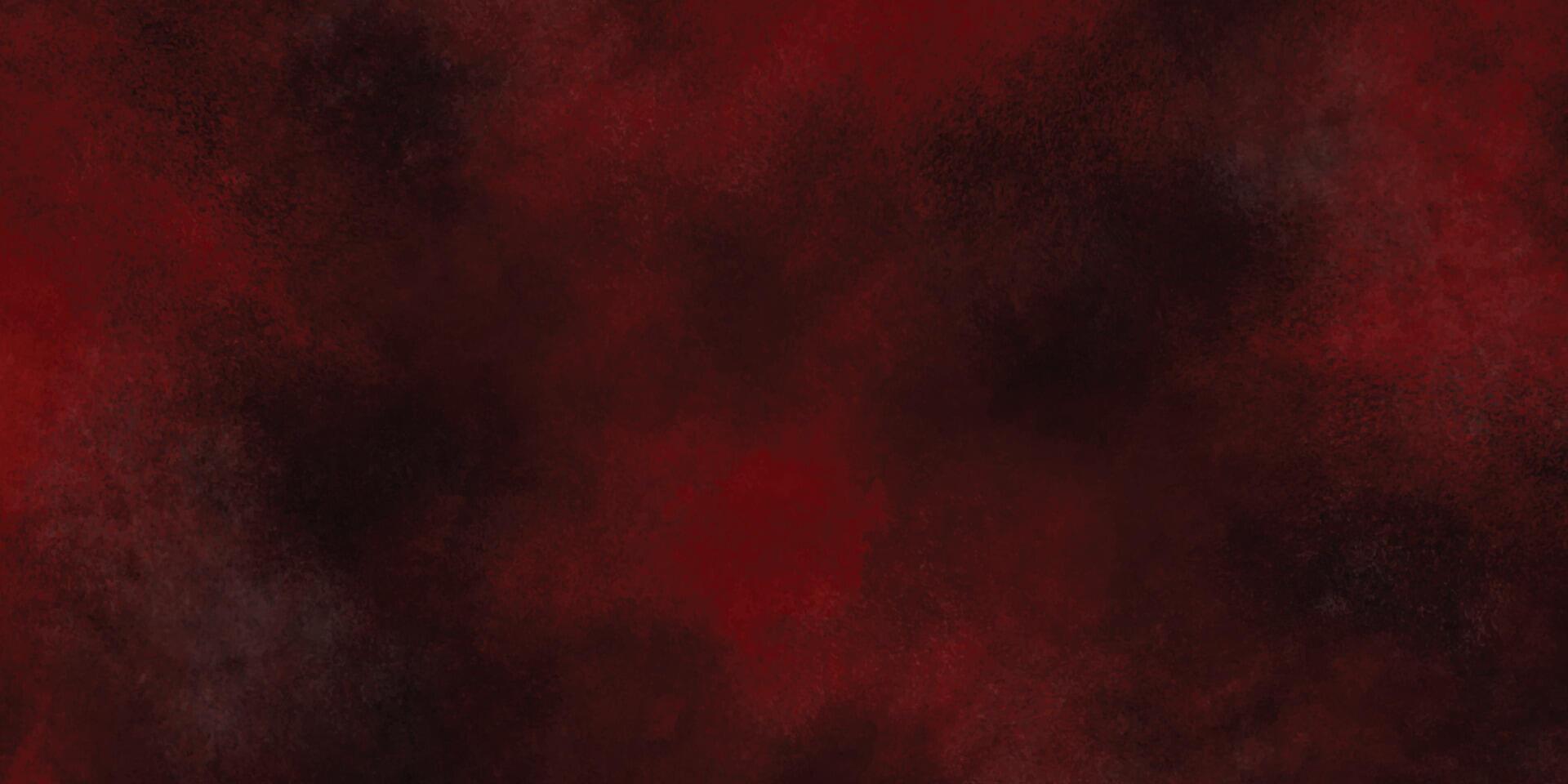 Red grunge background. Abstract dark red background. Watercolor grunge texture vector