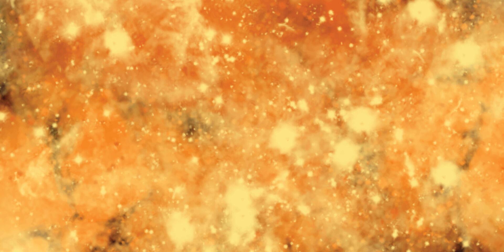 Colorful watercolor background. Orange watercolor background. Sunset background with dots. Abstract grunge texture vector