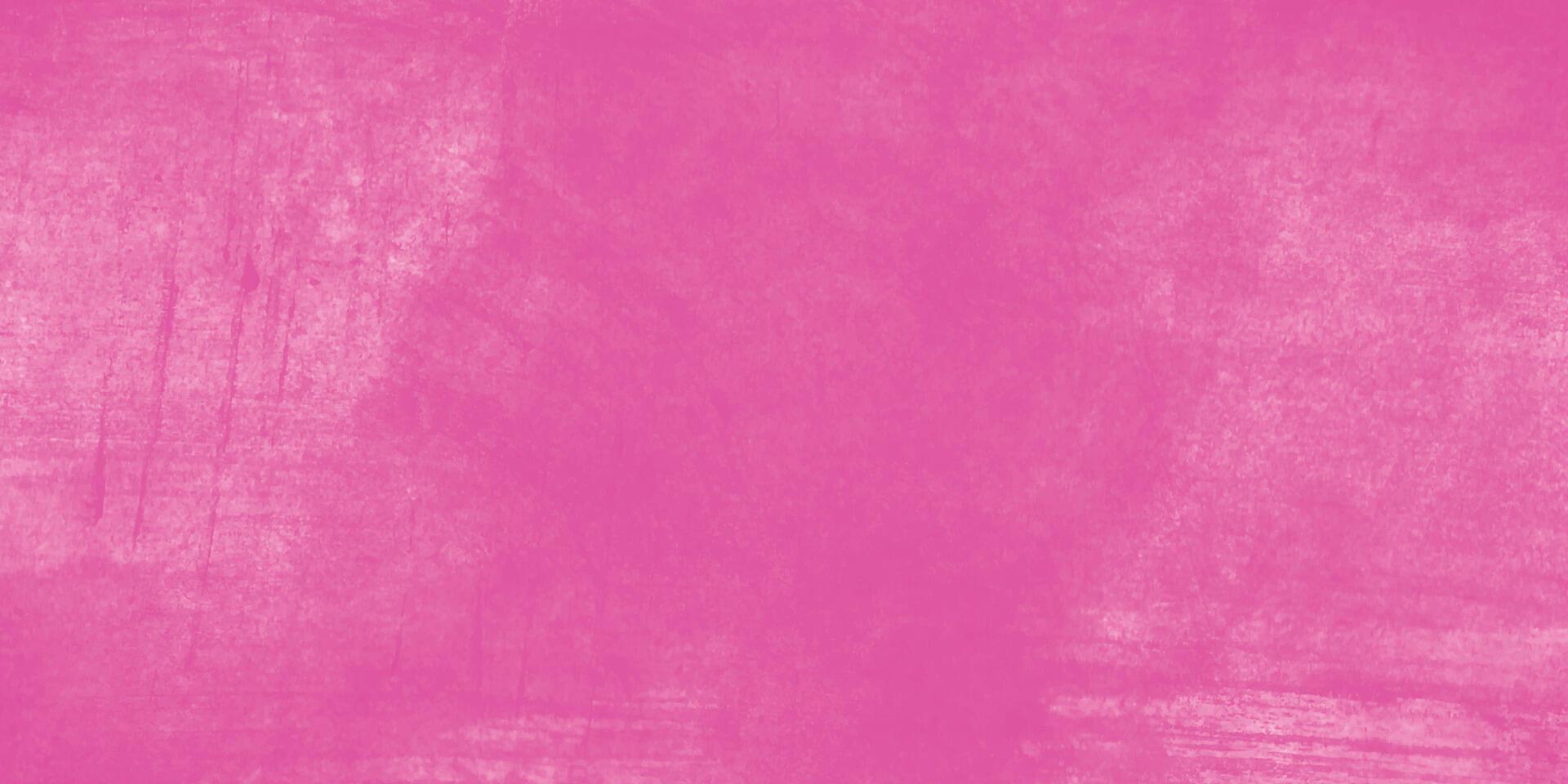 Pink background with watercolor. Pink painted grunge vector