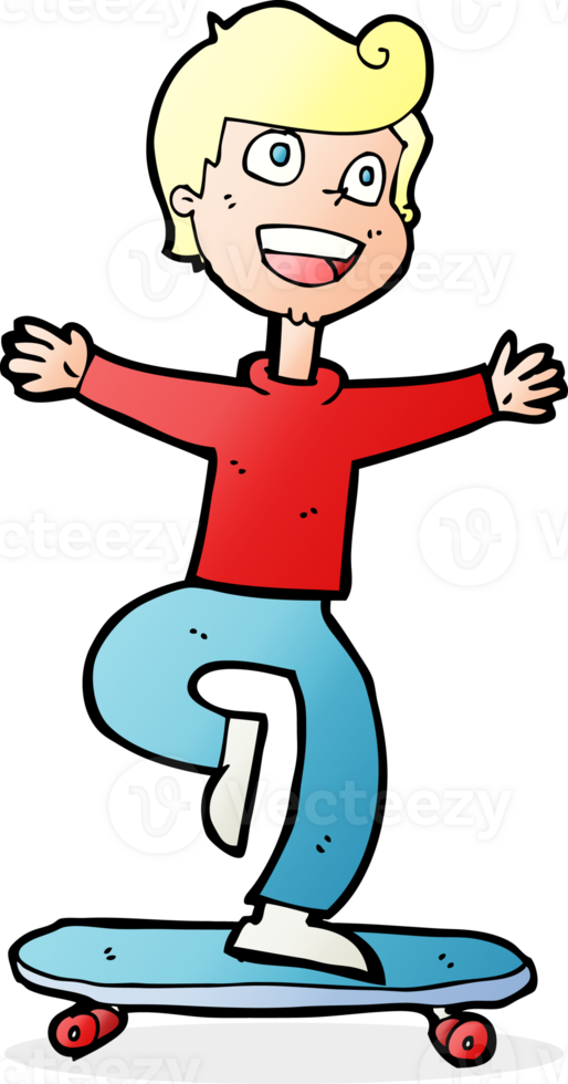 Cartoon-Skater-Junge png