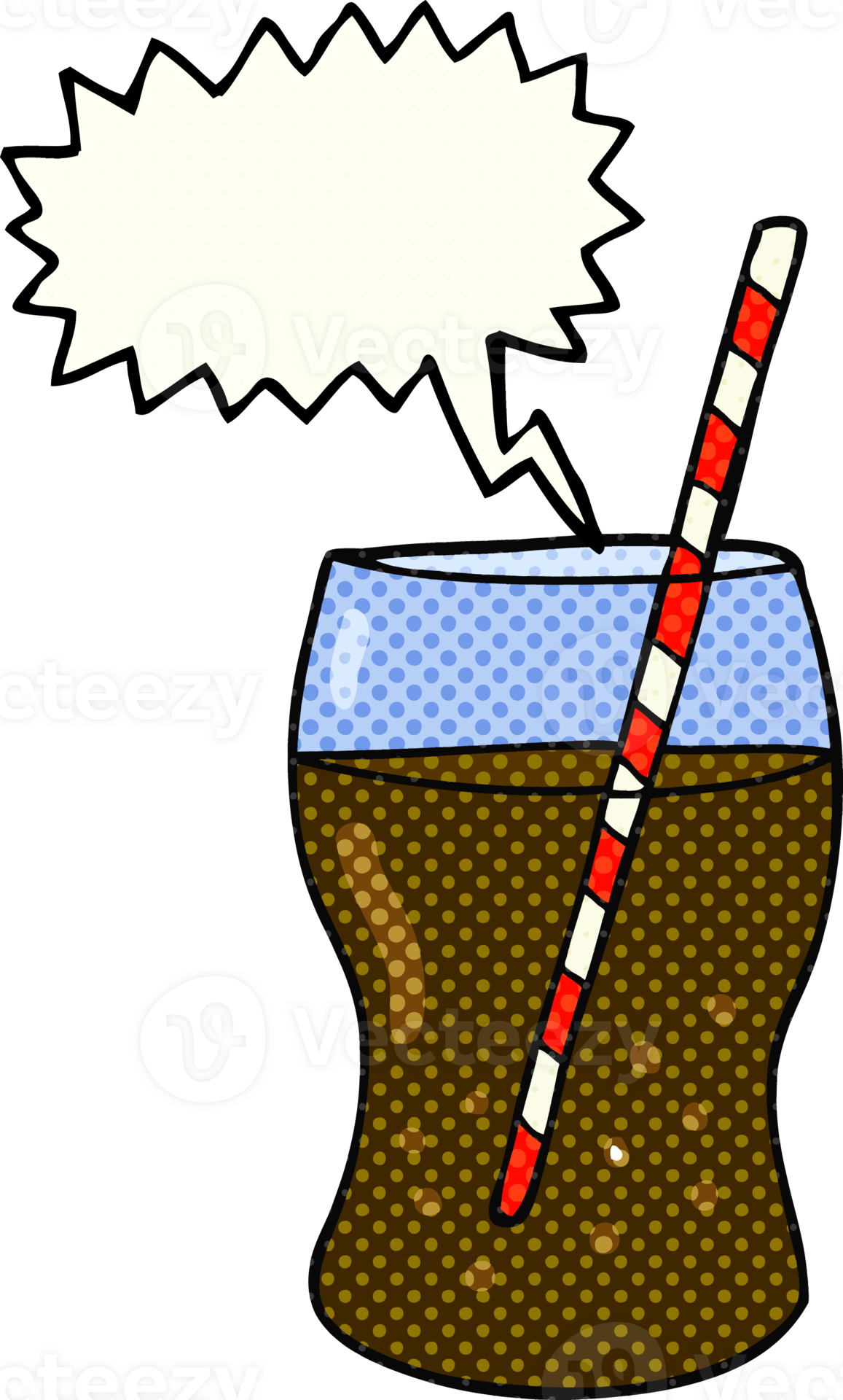 comic book speech bubble cartoon fizzy drink 40695816 PNG