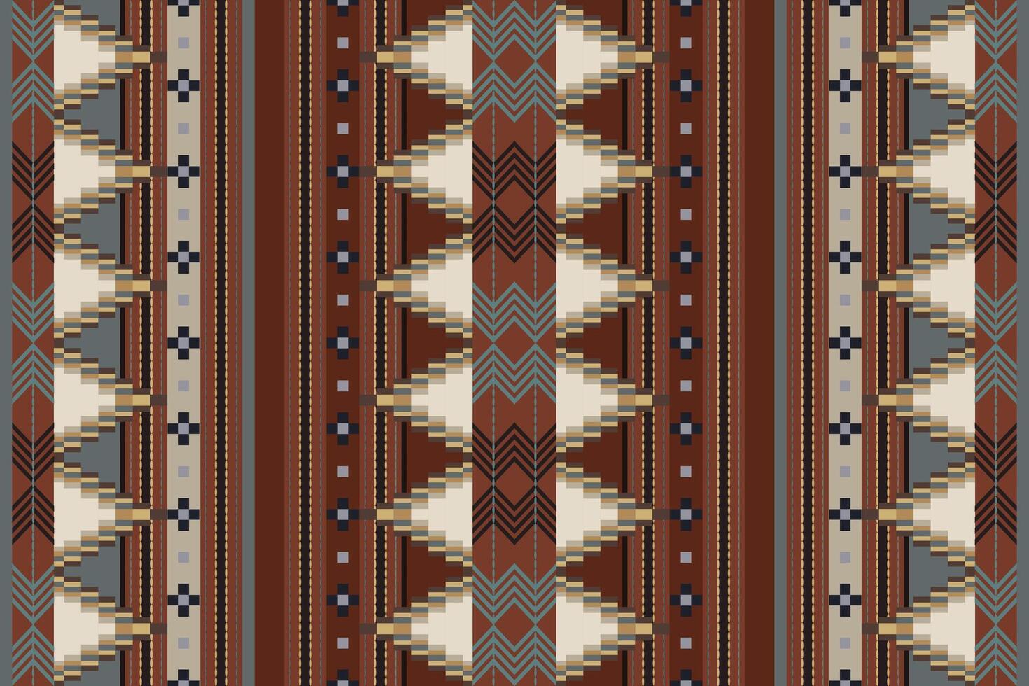 Navajo tribal vector seamless pattern. Native American ornament. Ethnic South Western decor style. Boho geometric ornament. Vector seamless pattern. Mexican blanket, rug. Woven carpet illustration.