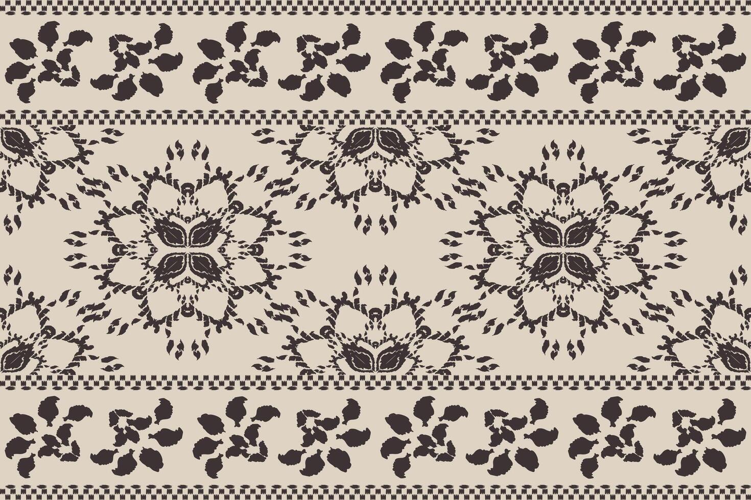 ikat tribal indio sin costura modelo. étnico azteca tela alfombra mandala ornamento nativo boho cheurón textil.geometrico africano americano oriental tradicional vector ilustraciones. bordado estilo.