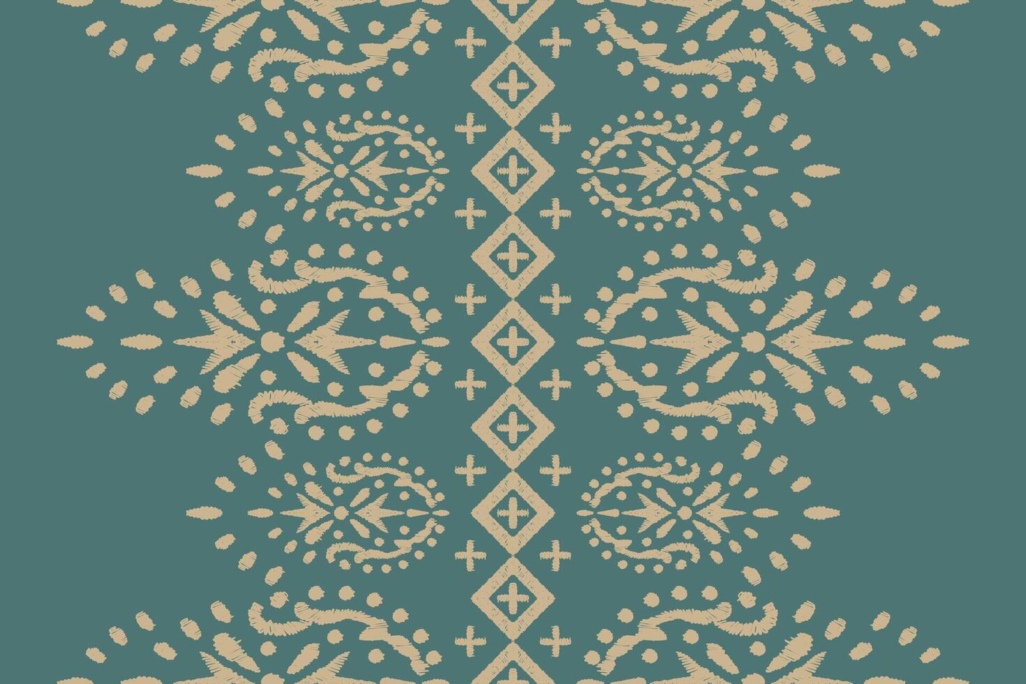 ikat tribal indio sin costura modelo. étnico azteca tela alfombra mandala ornamento nativo boho cheurón textil.geometrico africano americano oriental tradicional vector ilustraciones. bordado estilo.