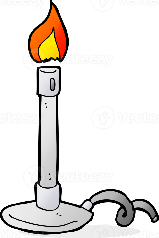 cartoon bunsen burner png