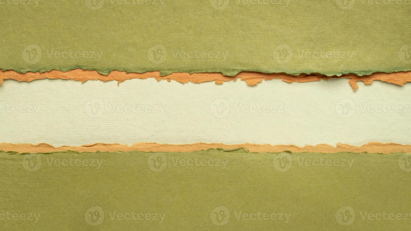 paper abstract in green and orange with a copy space, blank web banner photo