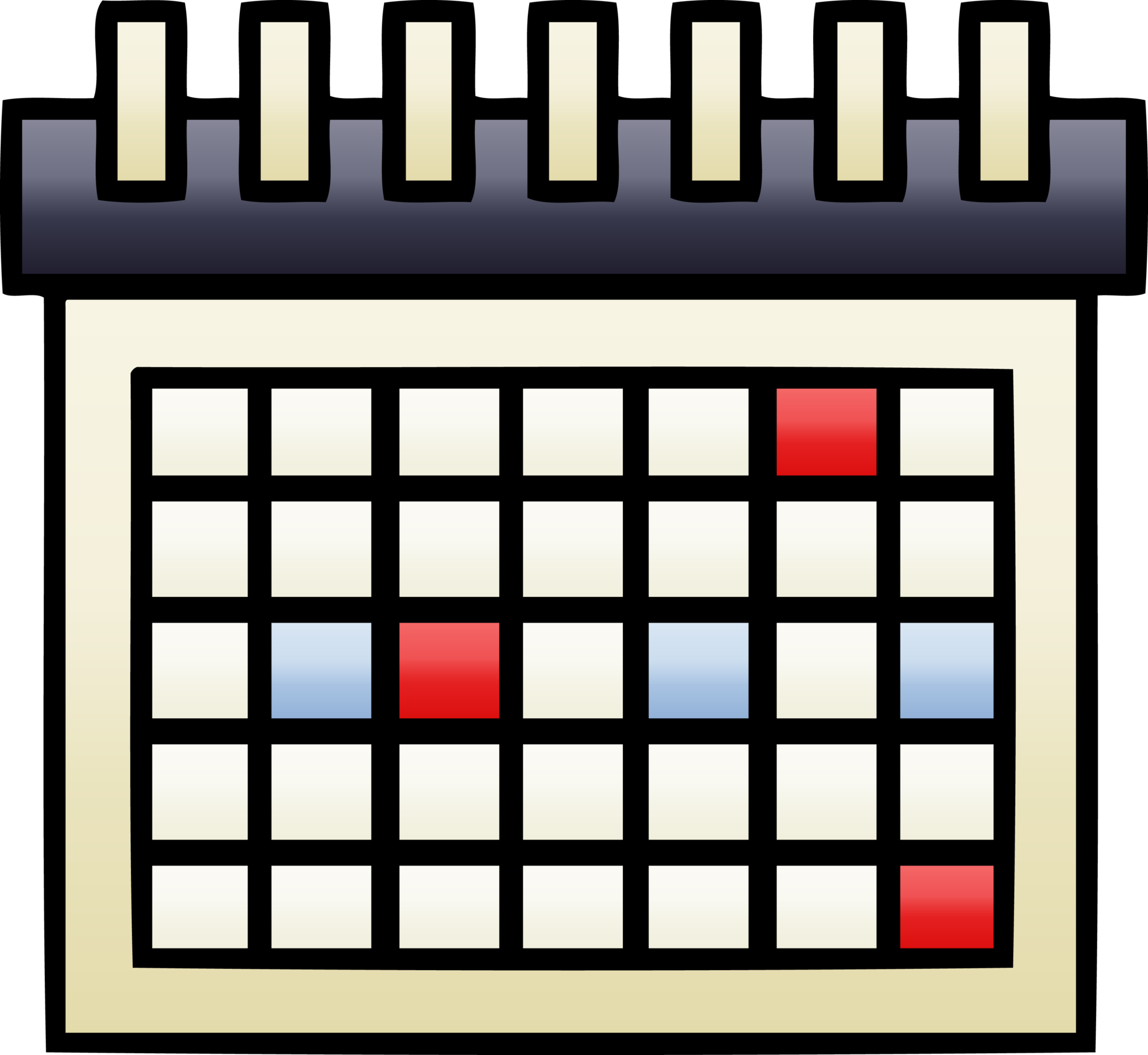 gradient shaded cartoon work calendar 40696544 PNG gradient shaded cartoon work calendar 40696544 PNG