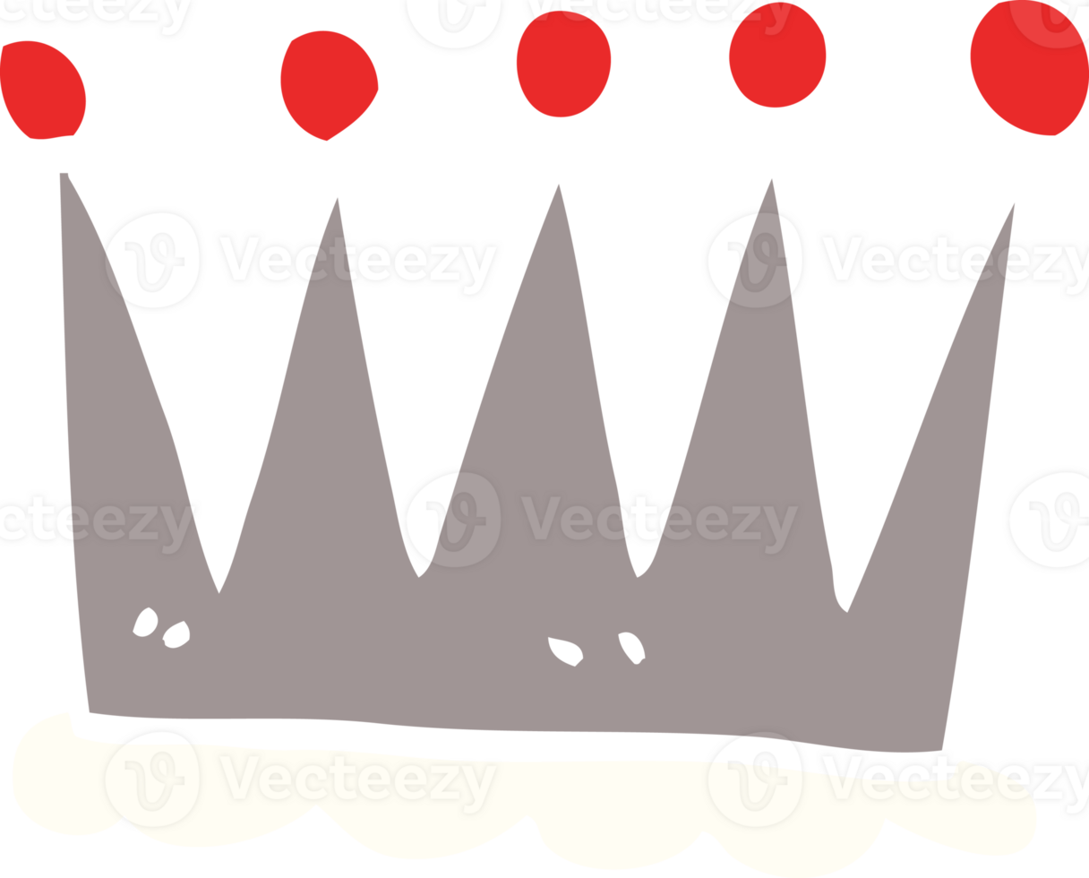 cartoon doodle crown symbol png