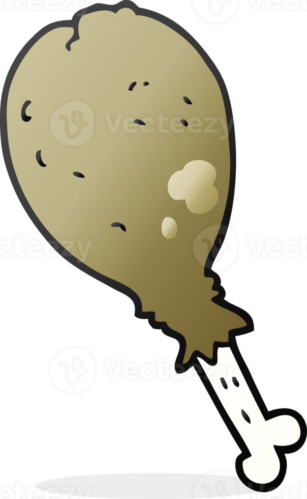 cartoon chicken leg png