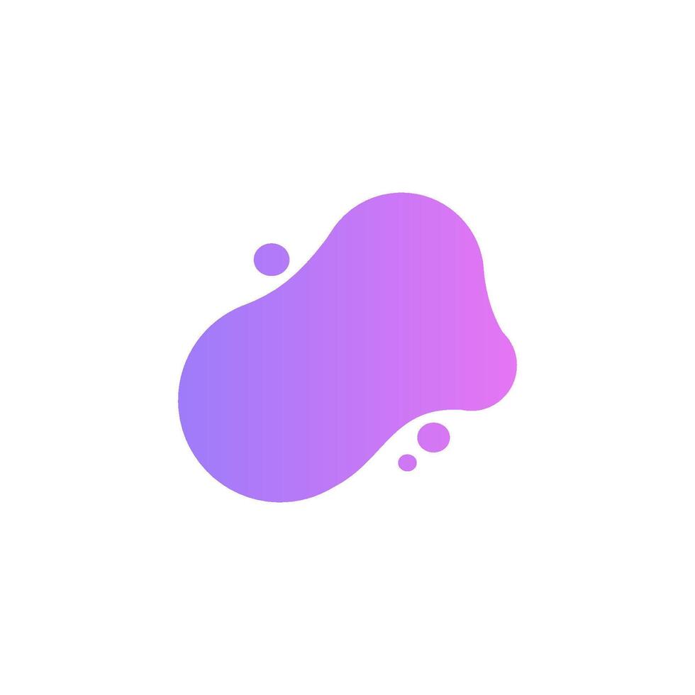 Fluid liquid abstract shape element vector design templates simple and modern concept