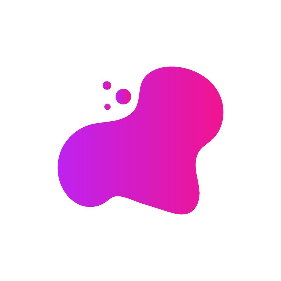 Fluid liquid abstract shape element vector design templates simple and modern concept