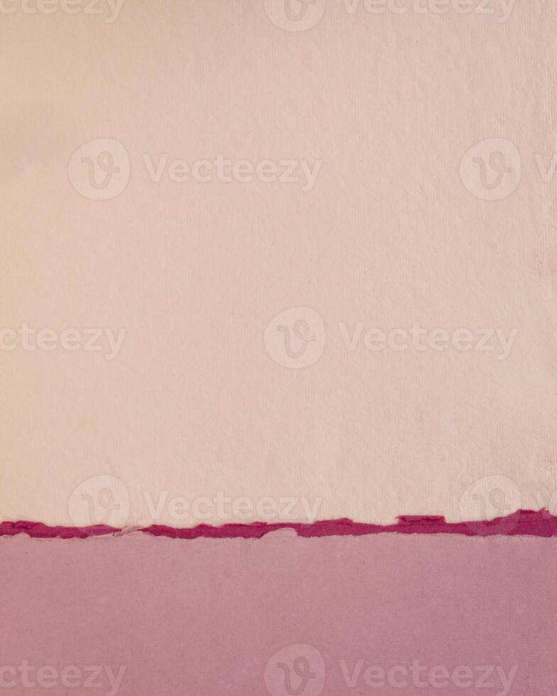 abstract paper landscape in pink pastel tones - collection of handmade rag papers photo